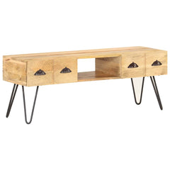 321790 vidaXL TV Cabinet 120x35x45 cm Solid Mango Wood 4