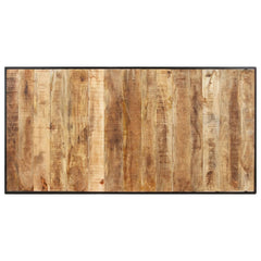vidaXL Dining Table 180 cm Rough Mango Wood 4