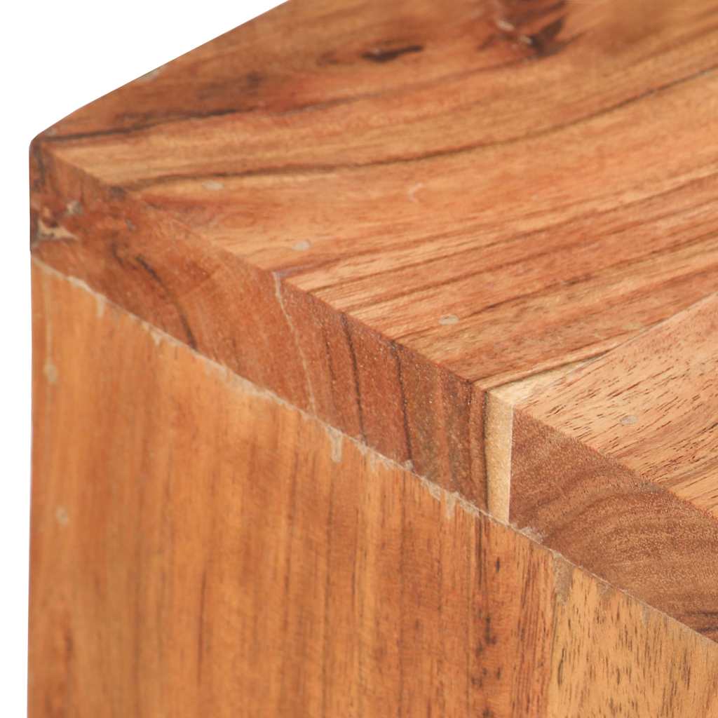 vidaXL Wall Mounted Skateboard Holder 25x20x30 cm Solid Acacia Wood 5
