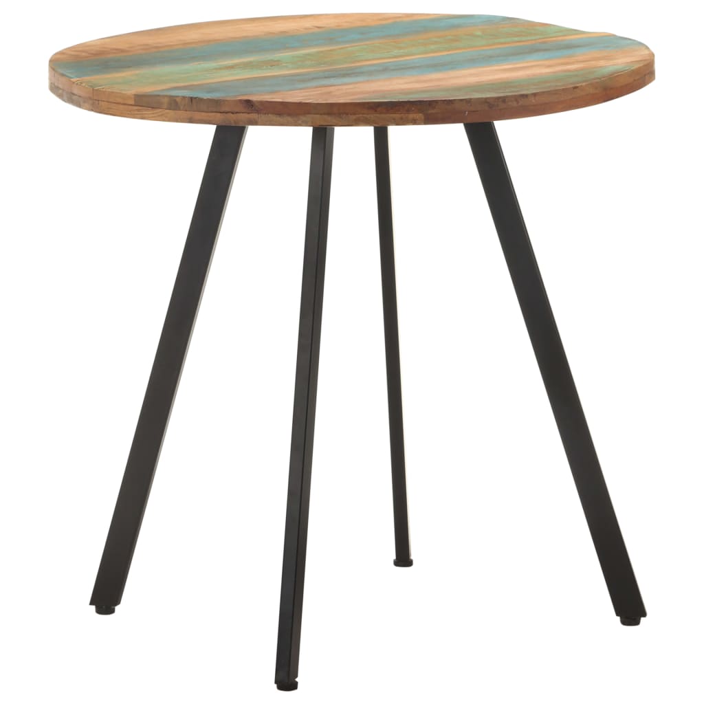 vidaXL Dining Table 80 cm Solid Reclaimed Wood 1
