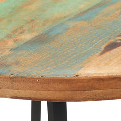 vidaXL Dining Table 80 cm Solid Reclaimed Wood 3