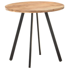 vidaXL Dining Table 80 cm Solid Acacia Wood 6