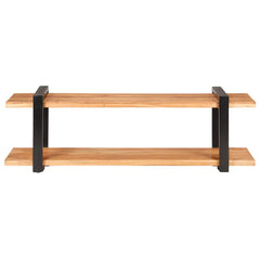 vidaXL TV Cabinet | Natural wood | Solid acacia wood | 130 cm | TV Cabinet 2