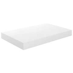 vidaXL Floating Wall Shelves 4 pcs High Gloss White 40x23.5x3.8 cm MDF 6