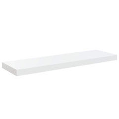 vidaXL Wall Shelf | Set of 2 | High gloss white | Honeycomb MDF, metal | Medium 6