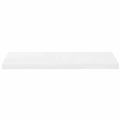 vidaXL Wall Shelf | Set of 4 | High gloss white | Honeycomb MDF, metal | Medium 6