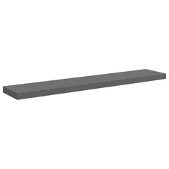 vidaXL Wall Shelf | High gloss grey | Honeycomb MDF | Large 2