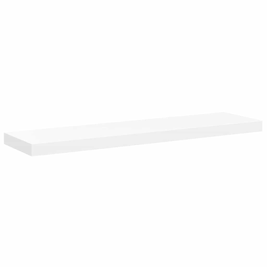 vidaXL Wall Shelf | Set of 2 | White | Honeycomb MDF, Metal | 90x23.5x3.8 cm 6
