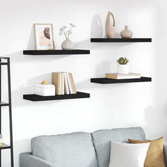 vidaXL Floating Wall Shelves 60x23.5x3.8 cm MDF 4 pcs
