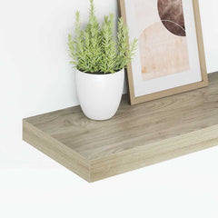 vidaXL Floating Wall Shelves 4 pcs Oak 50x23x3.8 cm MDF 4