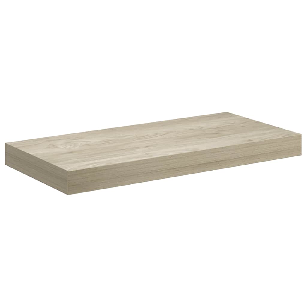 vidaXL Floating Wall Shelves 4 pcs Oak 50x23x3.8 cm MDF 6
