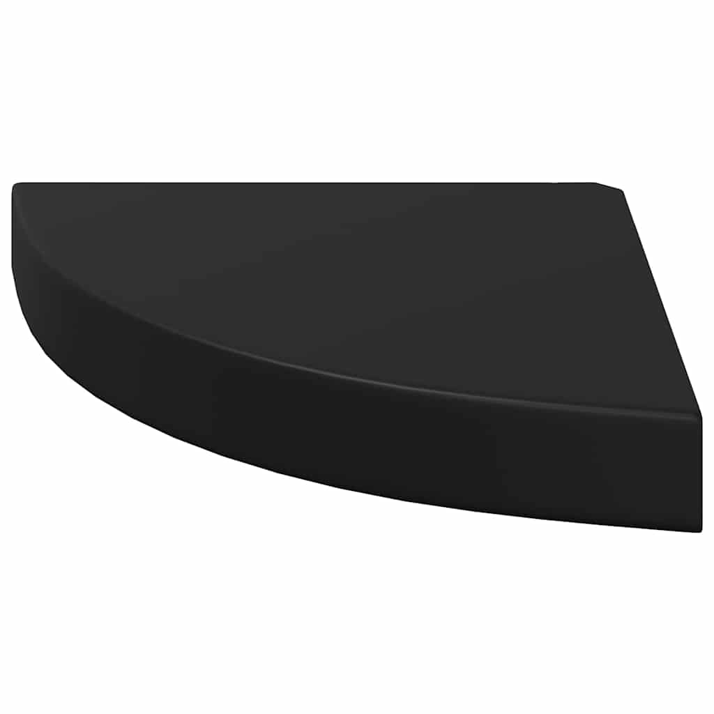 vidaXL Corner Shelf | Set of 4 | Black | Honeycomb MDF, metal | Medium 6