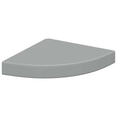 vidaXL Corner Shelf | Set of 4 | Grey | MDF, Metal | 25 cm | Corner Shelf 5