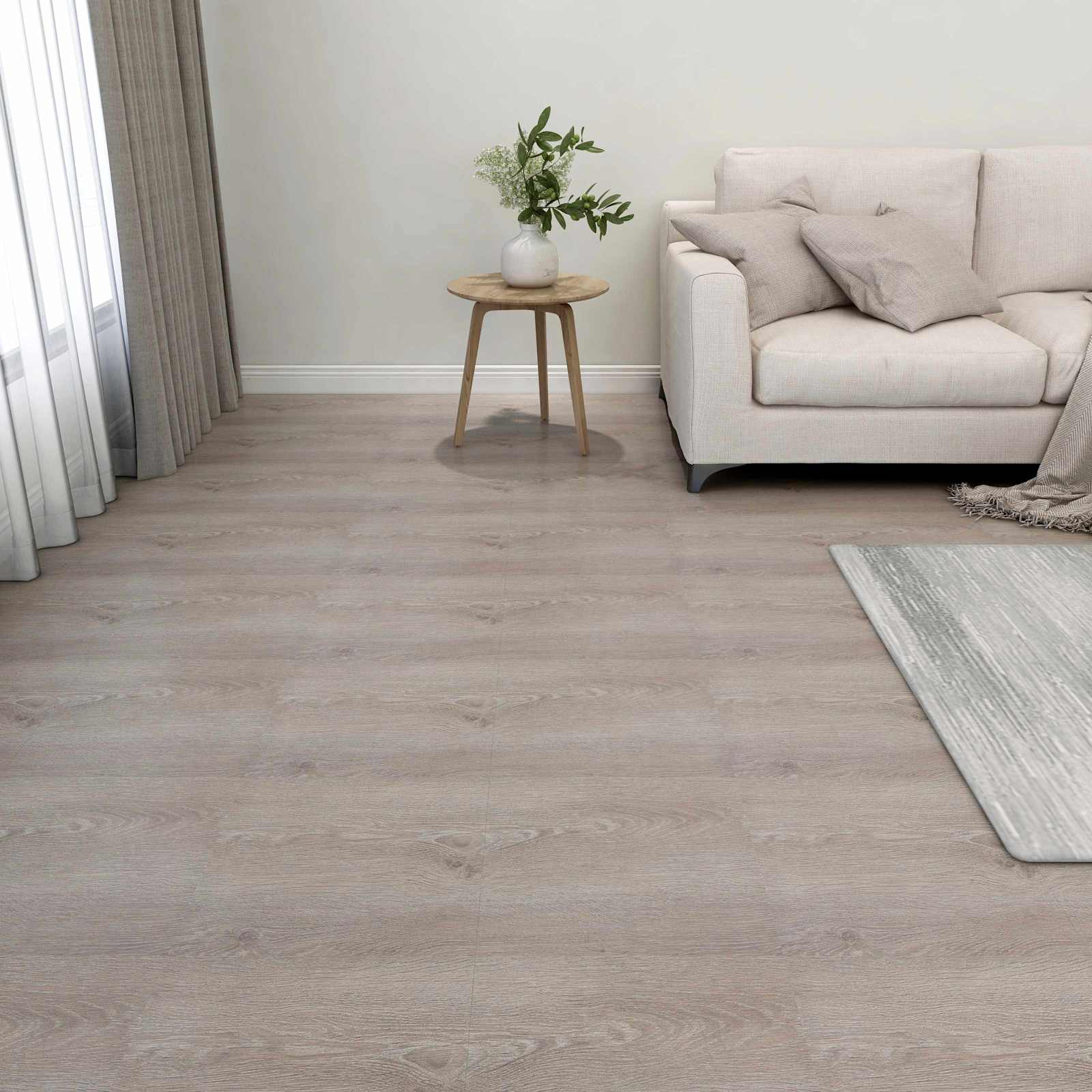 vidaXL Flooring Planks Wood 5.11 m² 55 pcs PVC 1