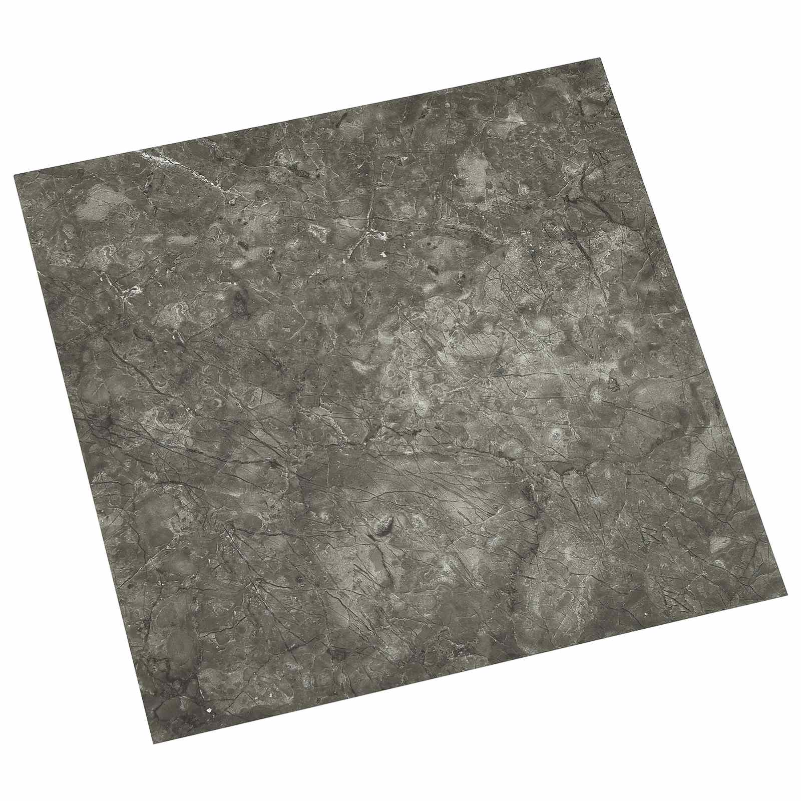 vidaXL Flooring Planks Gray and White 5.11 m² 55 pcs PVC 2