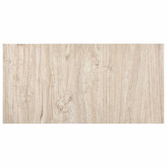vidaXL Flooring Planks White and Wood Color 5.11 m² 55 pcs PVC 5