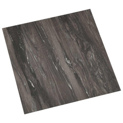 vidaXL Flooring Planks Dark Grey 5.11 m² 55 pcs PVC 2