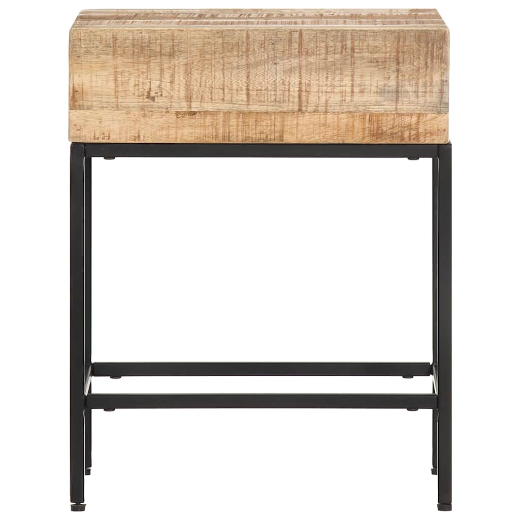 vidaXL Side Table | Brown | Solid rough mango wood | Small | Durable 2