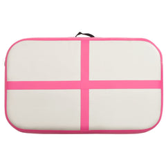 vidaXL Inflatable Gymnastics Mat with Pump 60x100x20 cm PVC Pink 4