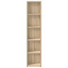 vidaXL CD Cabinet | Set of 2 | Sonoma oak | Engineered wood | Tall | CD Cabinet 6