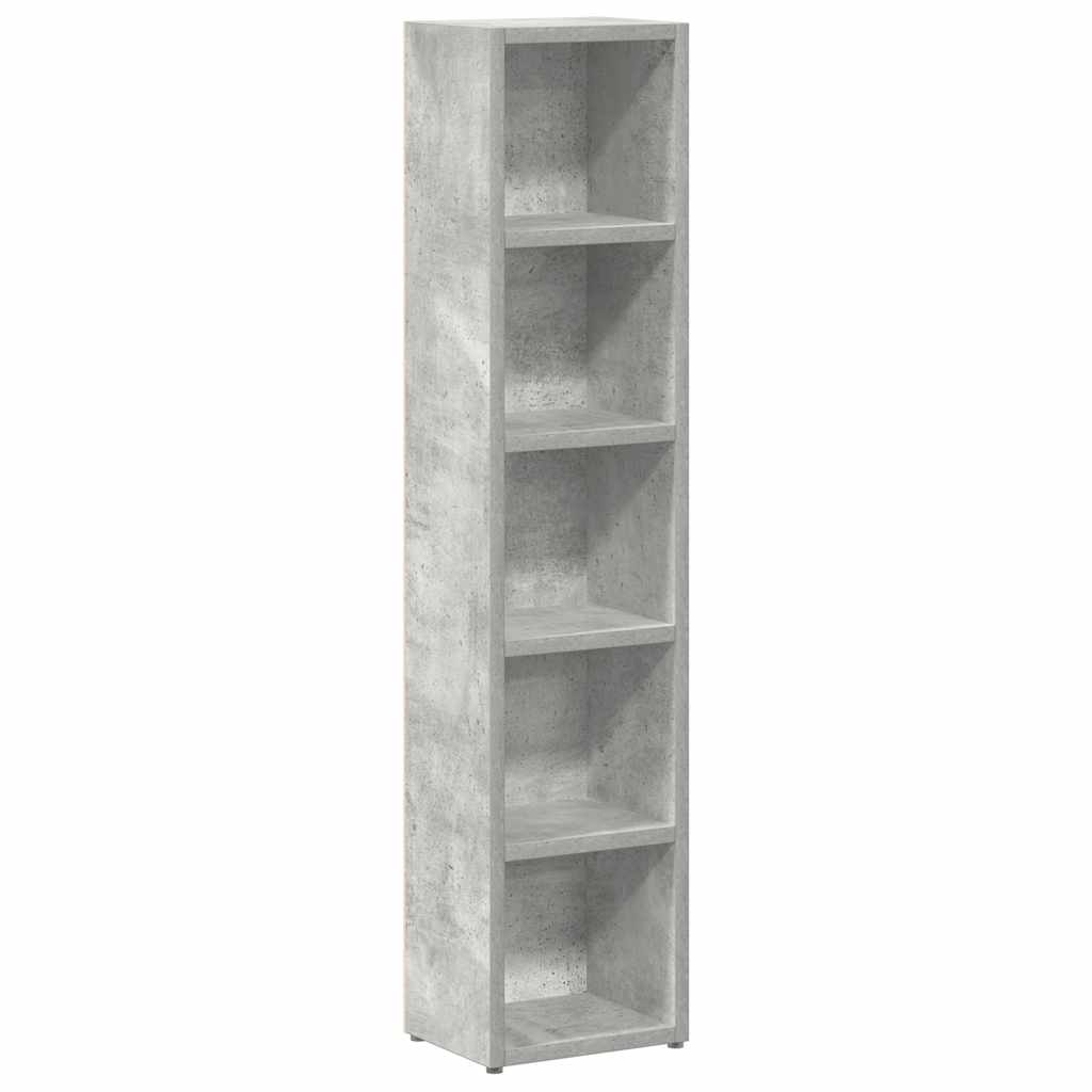 vidaXL CD Cabinet | Set of 2 | Concrete Grey | Engineered Wood 4