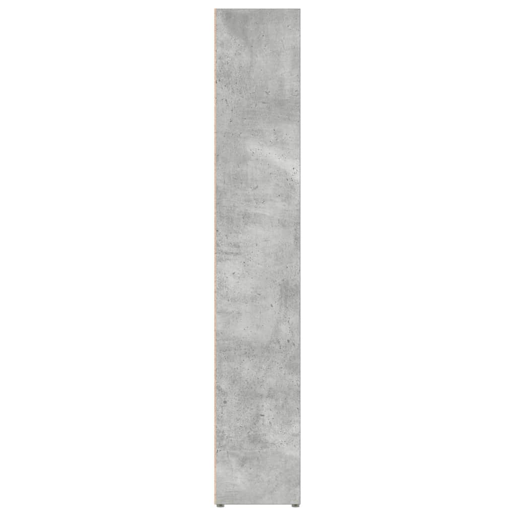 vidaXL CD Cabinet | Set of 2 | Concrete Grey | Engineered Wood 6