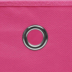 vidaXL Storage Box | Set of 10 | Pink | Non-woven fabric | 28x28x28 cm 4