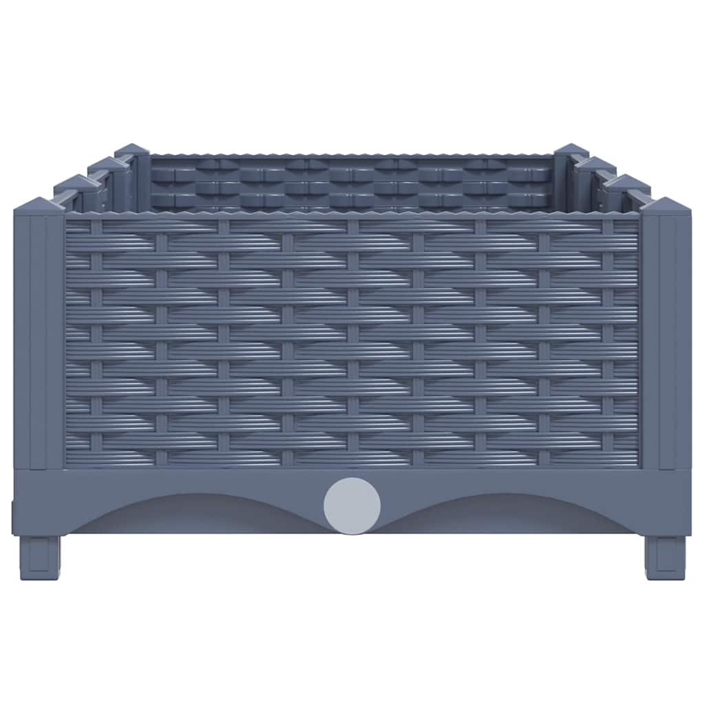 310399 vidaXL Raised Bed 120x40x23 cm Polypropylene 4