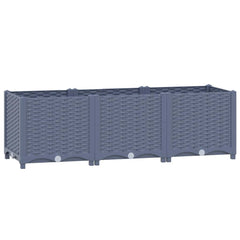 310403 vidaXL Raised Bed 120x40x38 cm Polypropylene 2