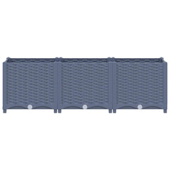 310403 vidaXL Raised Bed 120x40x38 cm Polypropylene 3