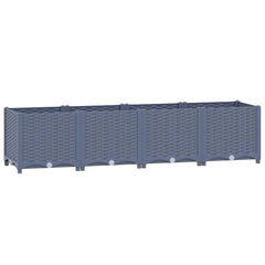 310404 vidaXL Raised Bed 160x40x38 cm Polypropylene 2