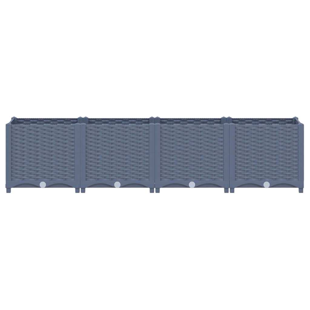 310404 vidaXL Raised Bed 160x40x38 cm Polypropylene 3