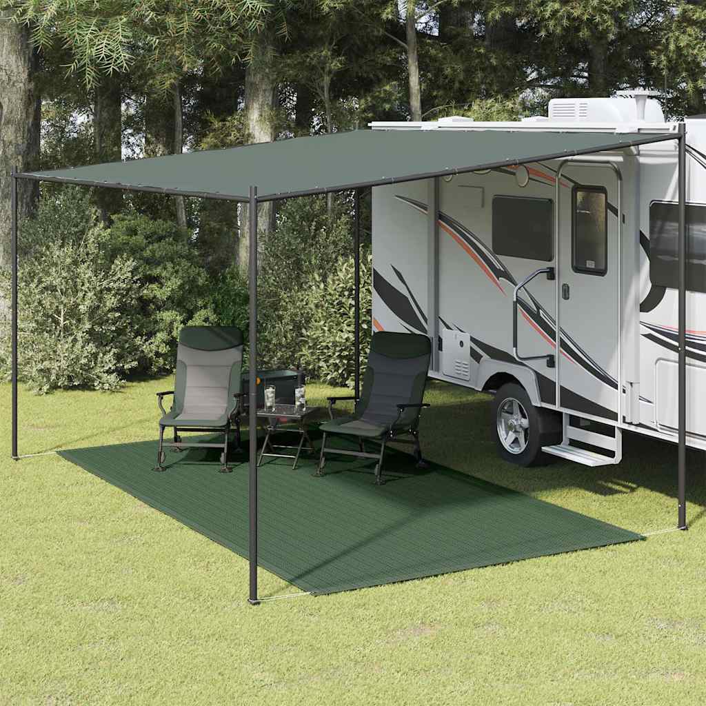 vidaXL Tent Carpet 250x450 cm Dark Green 1