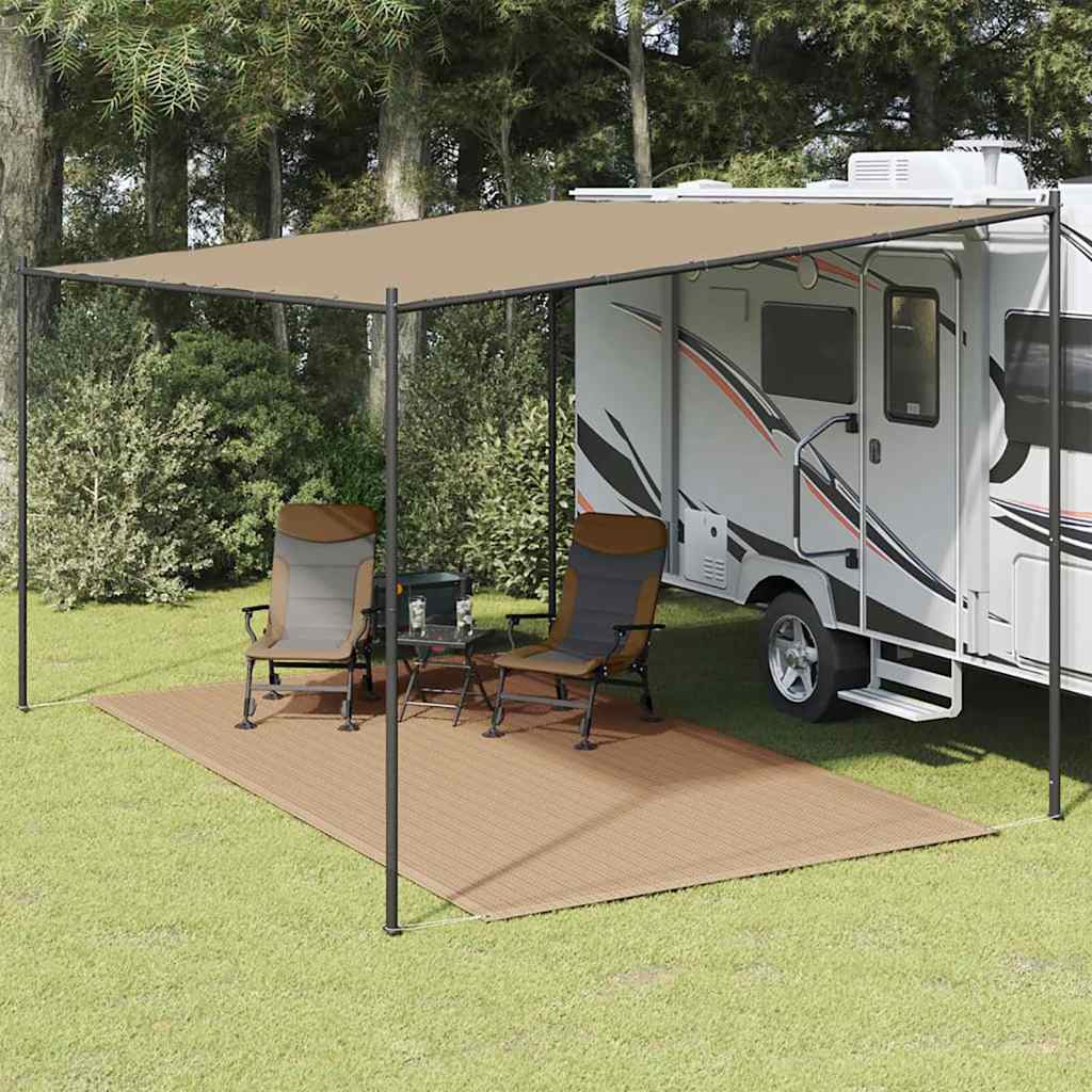 vidaXL Tent Carpet 250x400 cm Taupe 1