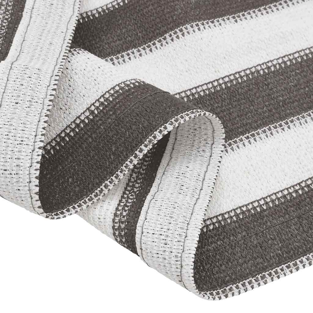 vidaXL Tent Carpet 300x500 cm Anthracite and White 6