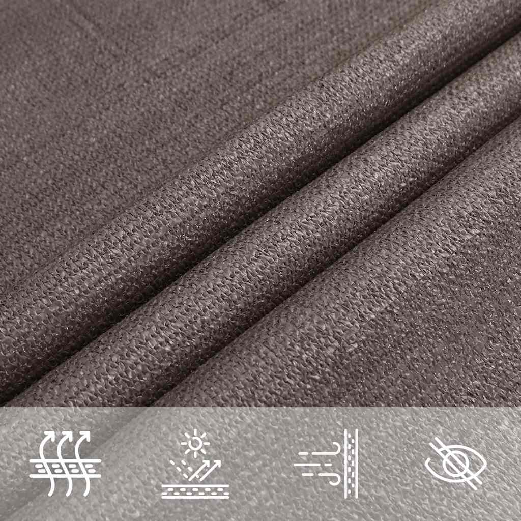 vidaXL Sunshade Sail 160 g/m² Anthracite 2x3 m HDPE 5