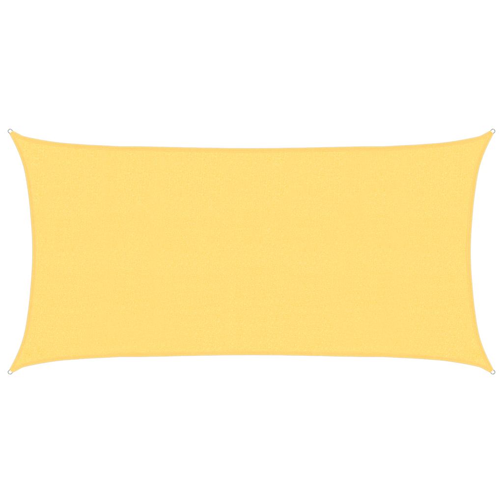 Sunshade Sail 160 g/m² 2.5x4.5 m HDPE Width 2.5 m Drop 4.5 m Beige
