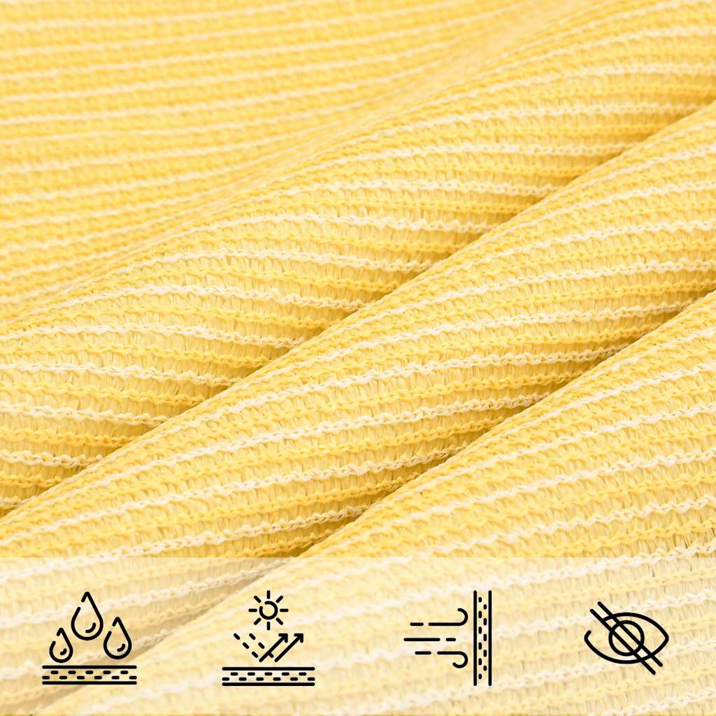 vidaXL Sunshade Sail 160 g/m² Beige 3x4 m HDPE 5