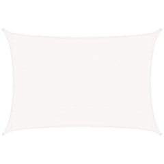 vidaXL Sunshade Sail 160 g/m² White 2.5x4 m HDPE 2