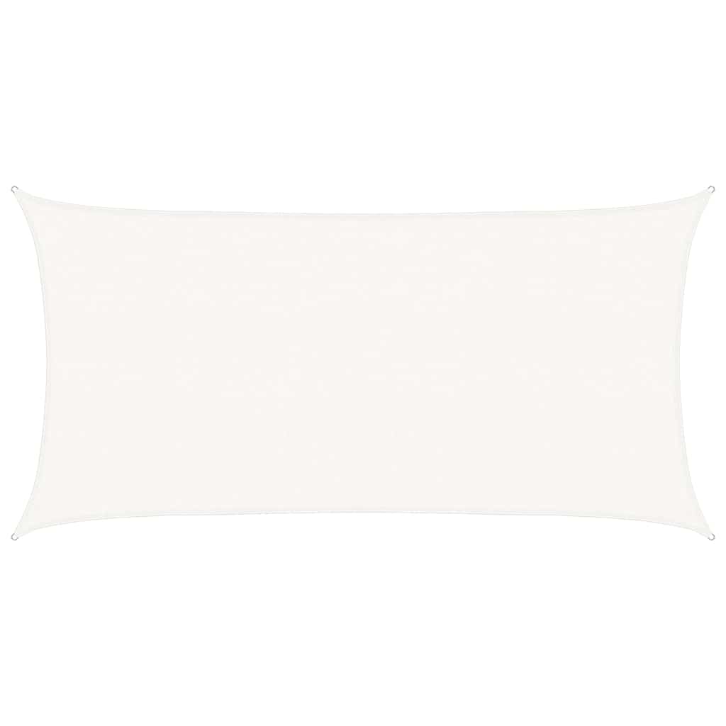 vidaXL Sunshade Sail 160 g/m² White 2.5x4.5 m HDPE 2