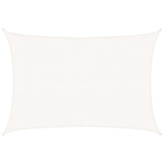vidaXL Sunshade Sail 160 g/m² White 3.5x5 m HDPE 2