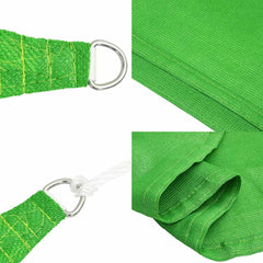 Sunshade Sail 160 g/m² Light Green HDPE, image 6