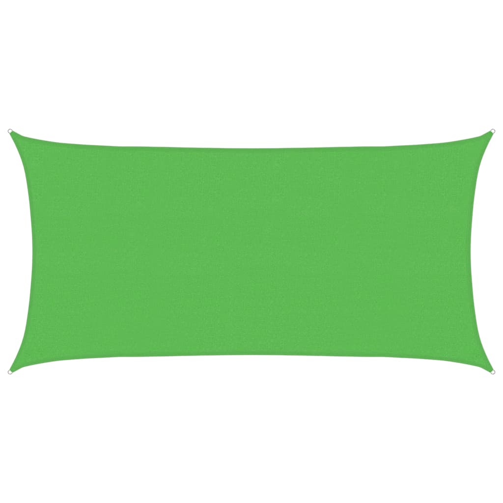 vidaXL Sunshade Sail 160 g/m² Light Green 2.5x4.5 m HDPE 2