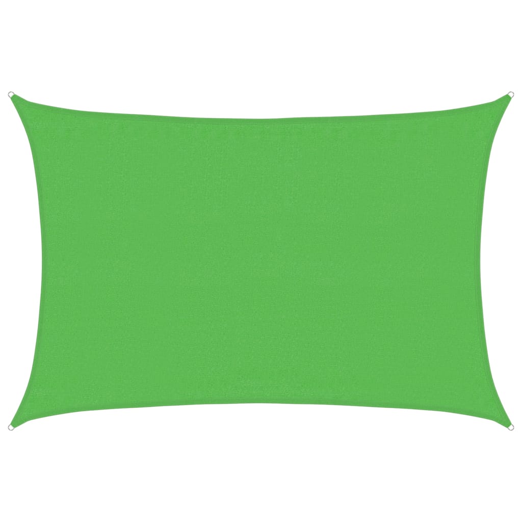 vidaXL Sunshade Sail 160 g/m² Light Green 3.5x4.5 m HDPE 2