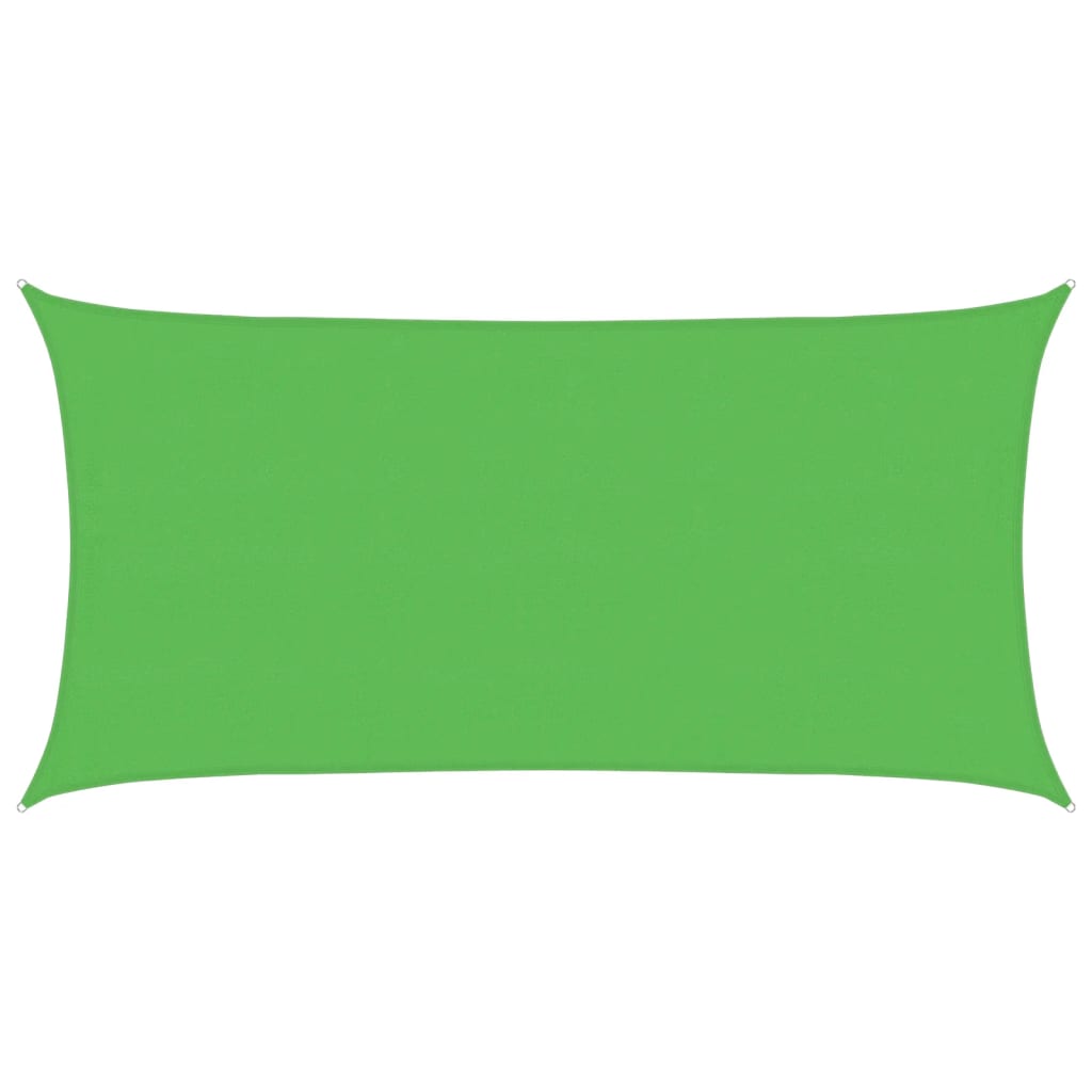 vidaXL Sunshade Sail 160 g/m² Light Green 4x7 m HDPE 2