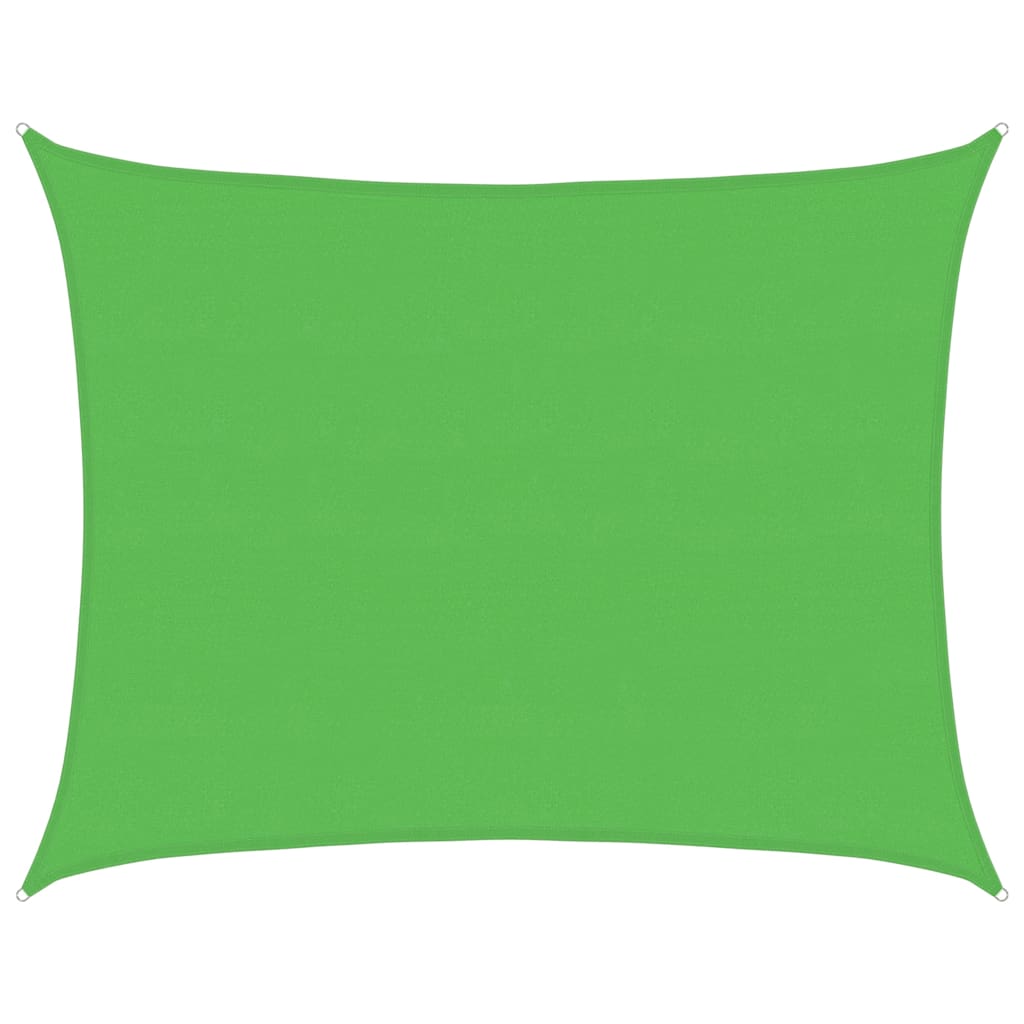 Sunshade Sail 160 g/m² 6x8 m HDPE Width 6 m Drop 8 m Light green