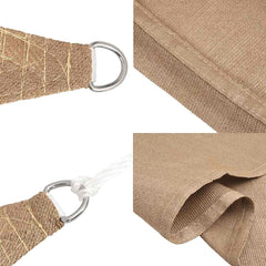 vidaXL Sunshade Sail 160 g/m² Taupe 2.5x4.5 m HDPE 6