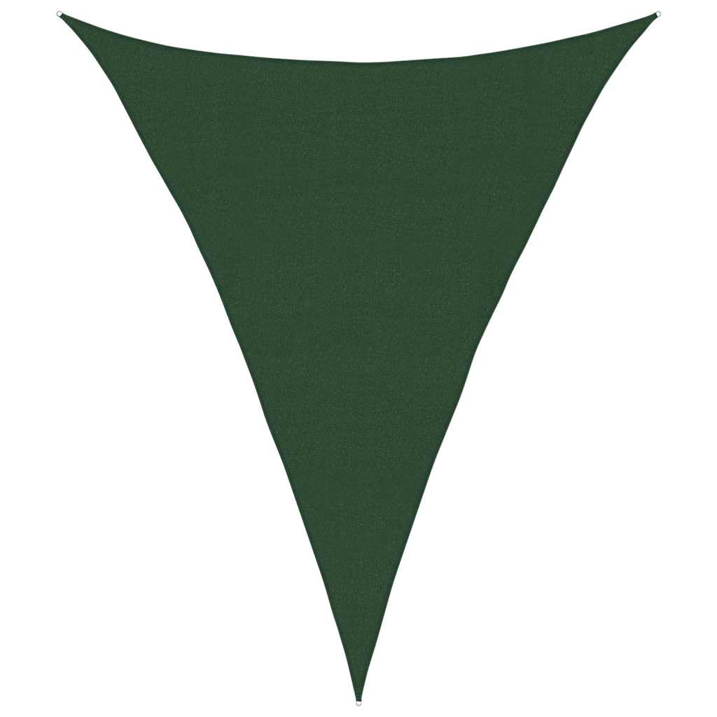 vidaXL Sunshade Sail 160 g/m² Dark Green 4x5x5 m HDPE 2