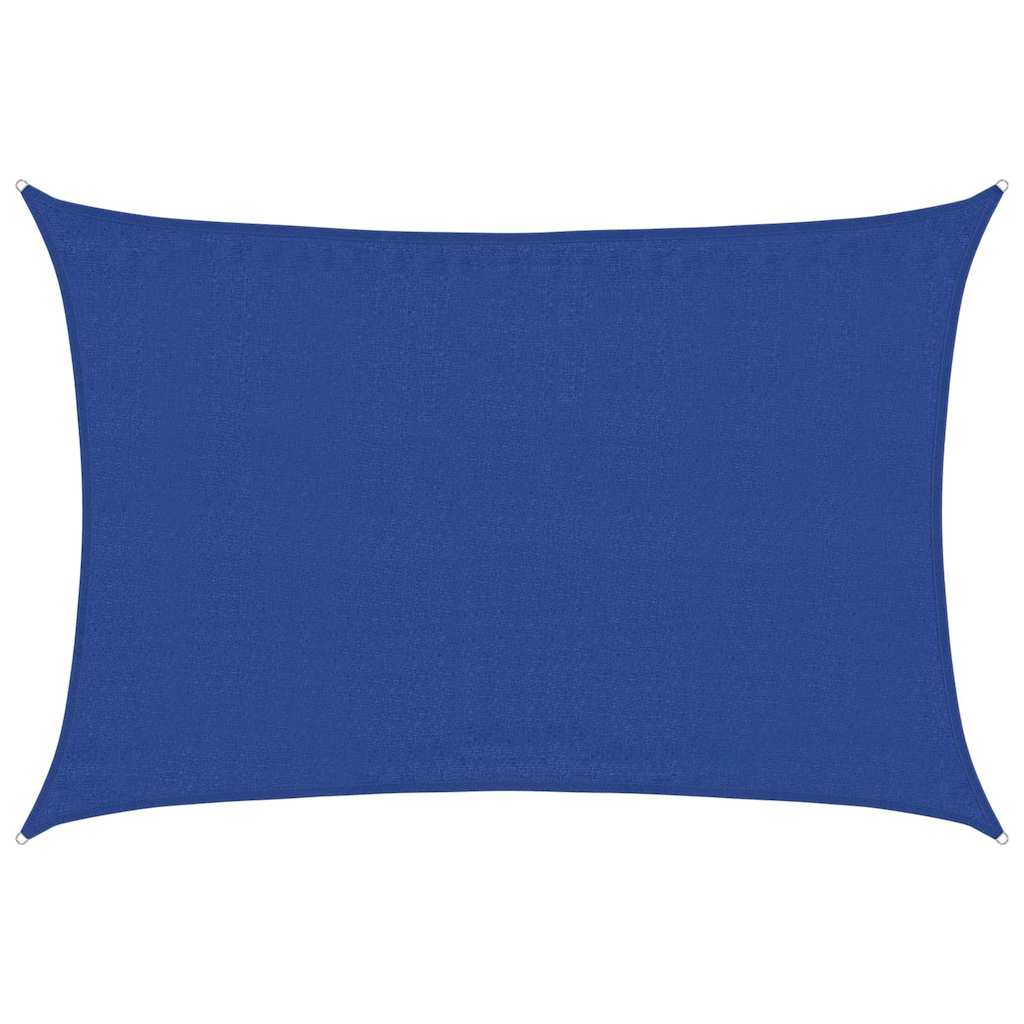 vidaXL Sunshade Sail 160 g/m² Rectangular Blue 3.5x5 m HDPE 2