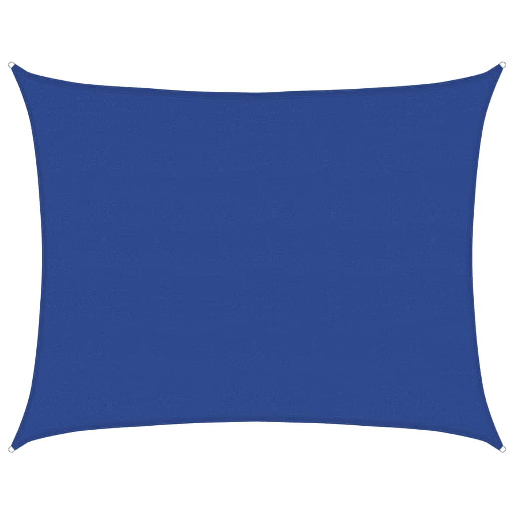 vidaXL Sunshade Sail 160 g/m² Rectangular Blue 6x8 m HDPE 2
